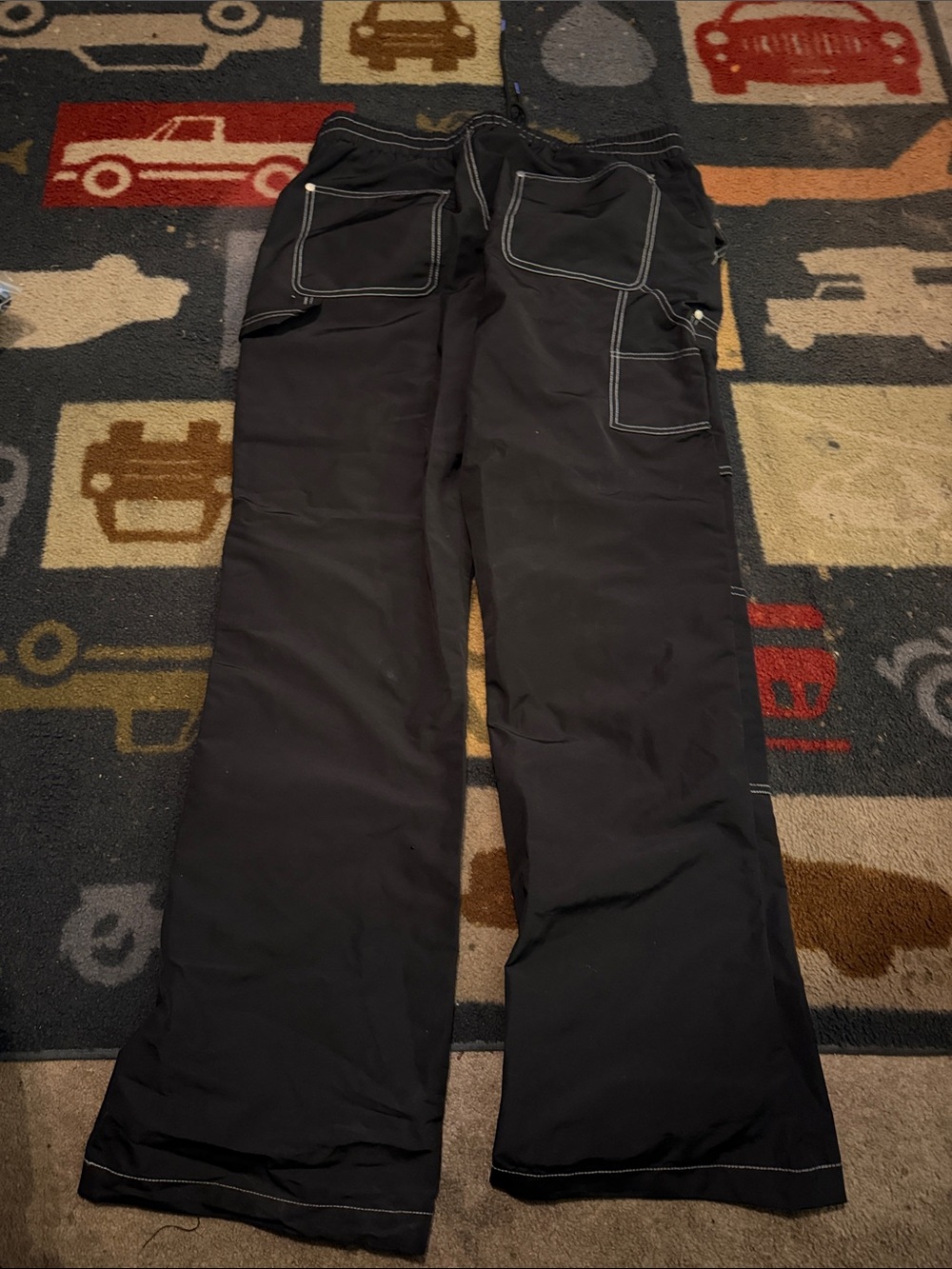 Rothco Black Cargo Work Pants with Utility Pockets